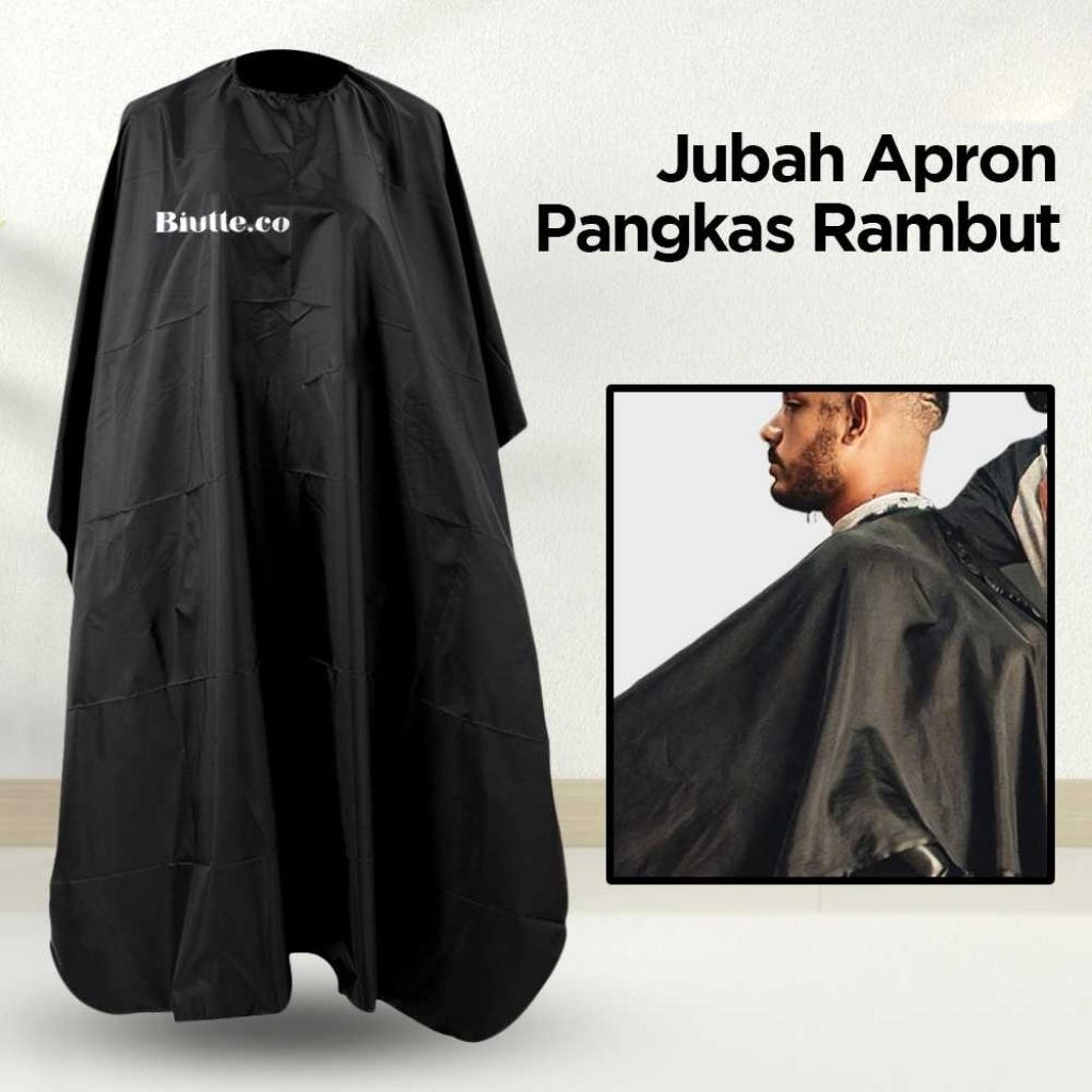 Jual Biutte.co Jubah Apron Kip Pangkas Rambut Salon Barbershop Cape ...
