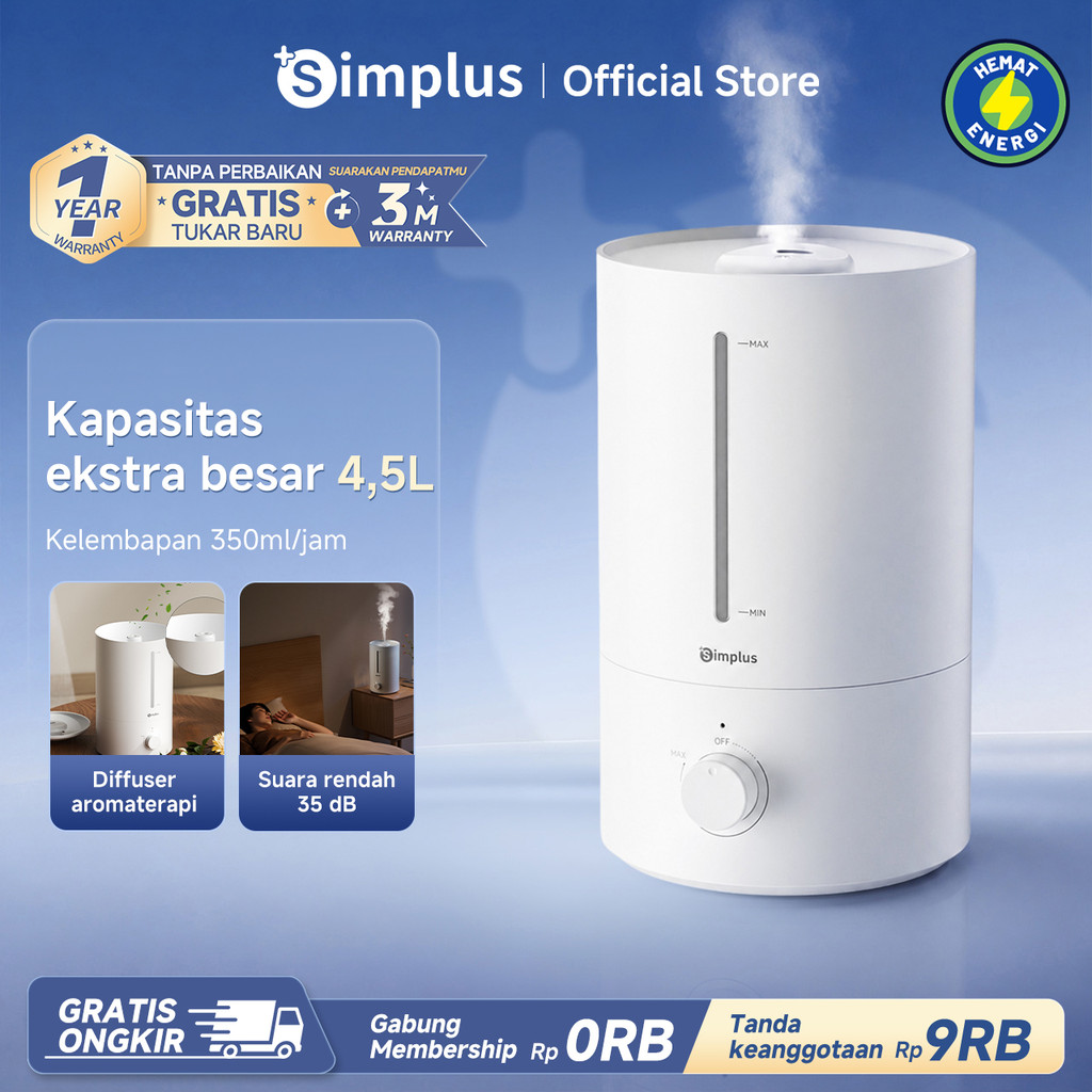 Jual Simplus Smart Humidifier Aroma Diffuser Humidifier Rumah Tangga 4 ...