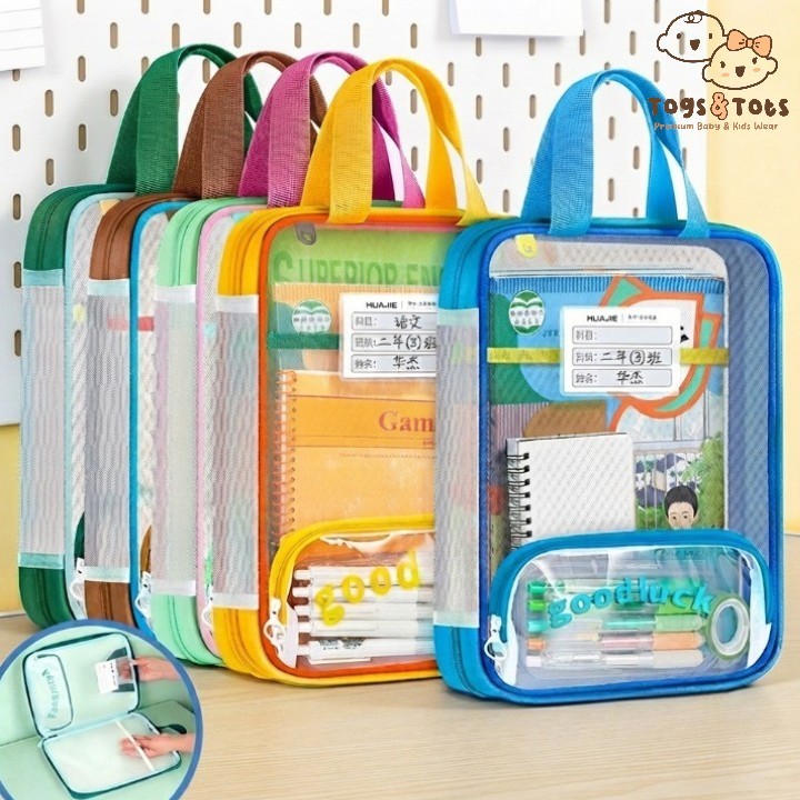 Jual ( OTH1500 ) Tas map penyimpanan dokumen serbaguna anak A4 - good ...
