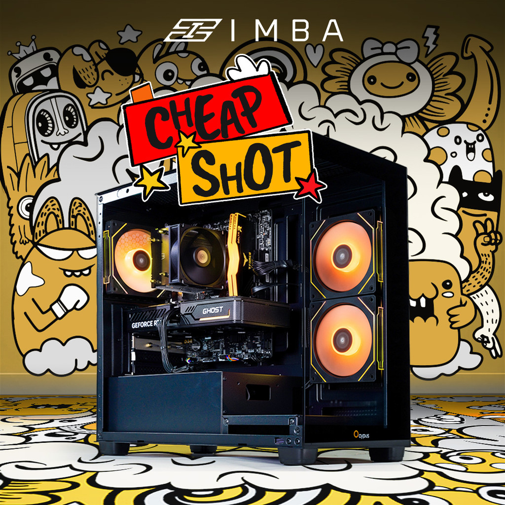 IMBA CHEAPSHOT PC RYZEN 5 5500 RTX 5050 8G/ 16GB 256GB RAKITAN PC GAMING - UGE-TR-EK-COC/D4