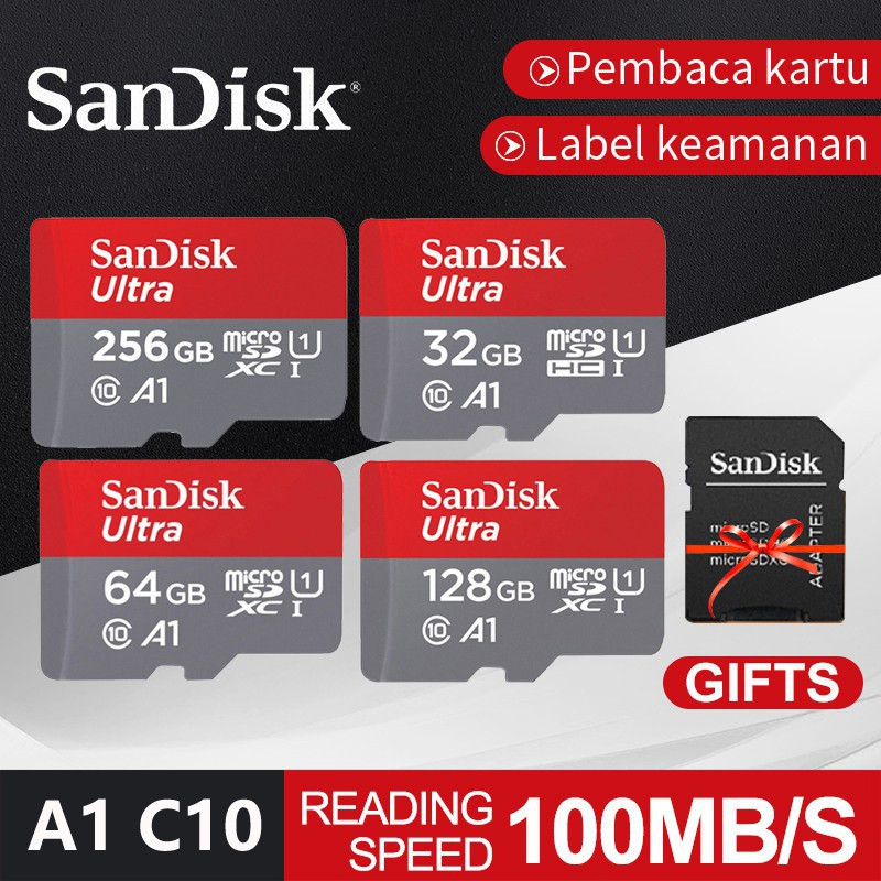 Jual SanDisk Memory Card | Micro SD 32/64/128/256/512GB micro sd card ...