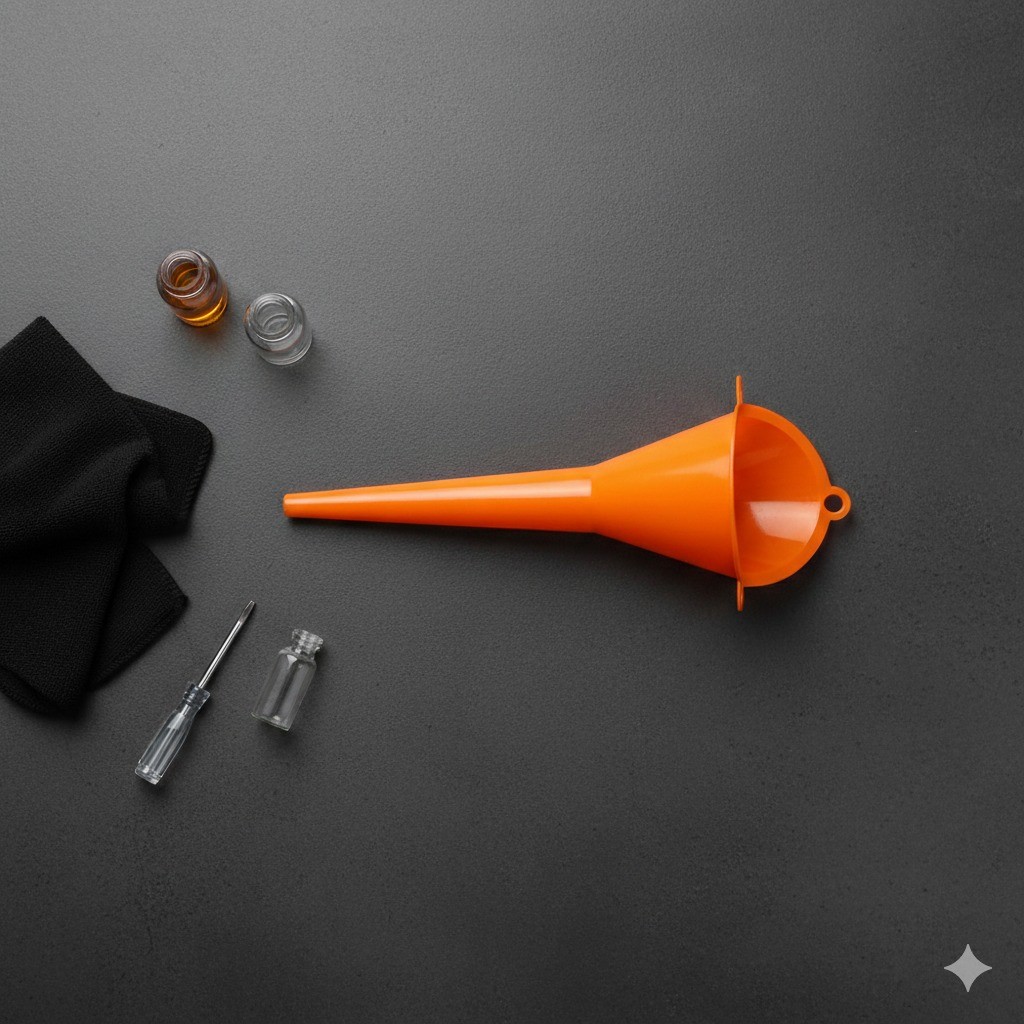 Jual Corong Oli Panjang Plastik – Funnel Minyak Bensin Air Radiator ...