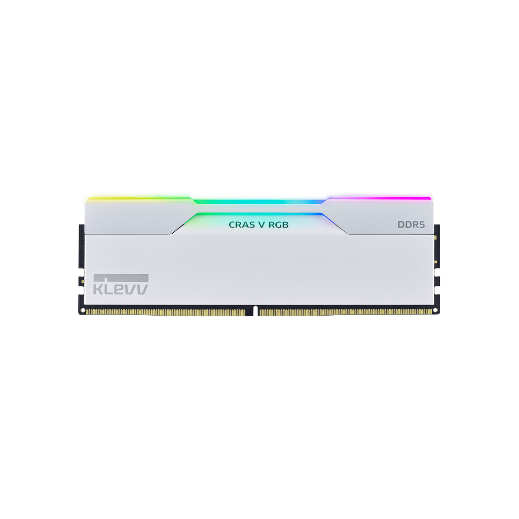 Jual Memory RAM DDR5 | Longdimm | Klevv Cras V RGB BRILLIANT White ...