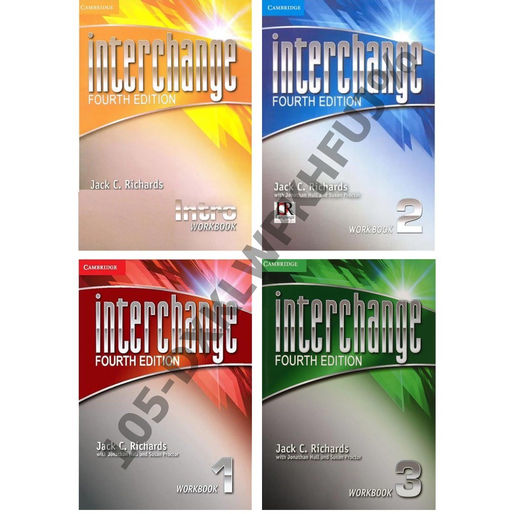 Jual Fourth Edition / Interchange Workbook Intro-1-2-3 / Hitam Putih ...