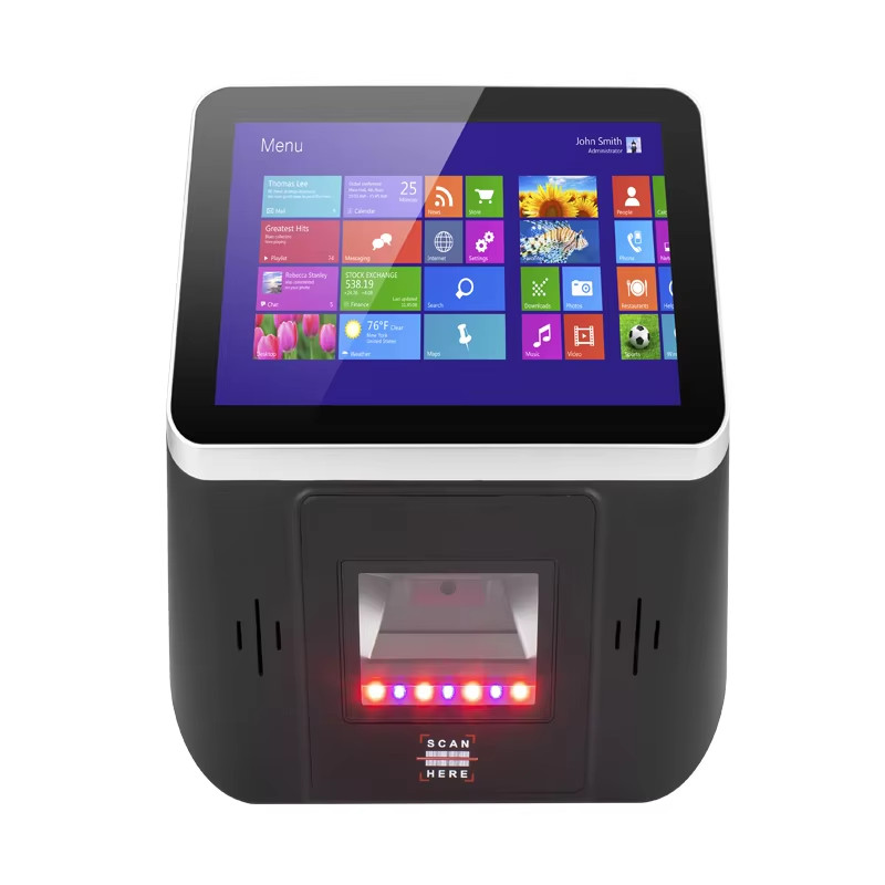 Jual 8 Inch Windows Price Checker Cj80 With Barcode Qr Code Reader Wall ...