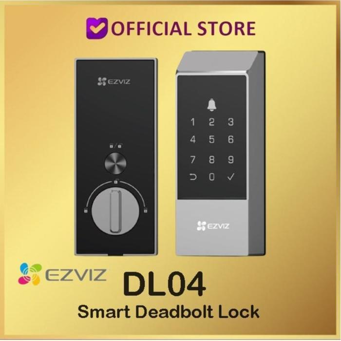 Jual Ezviz DL04 Smart Deadbolt Lock WiFi DL 04 | Shopee Indonesia