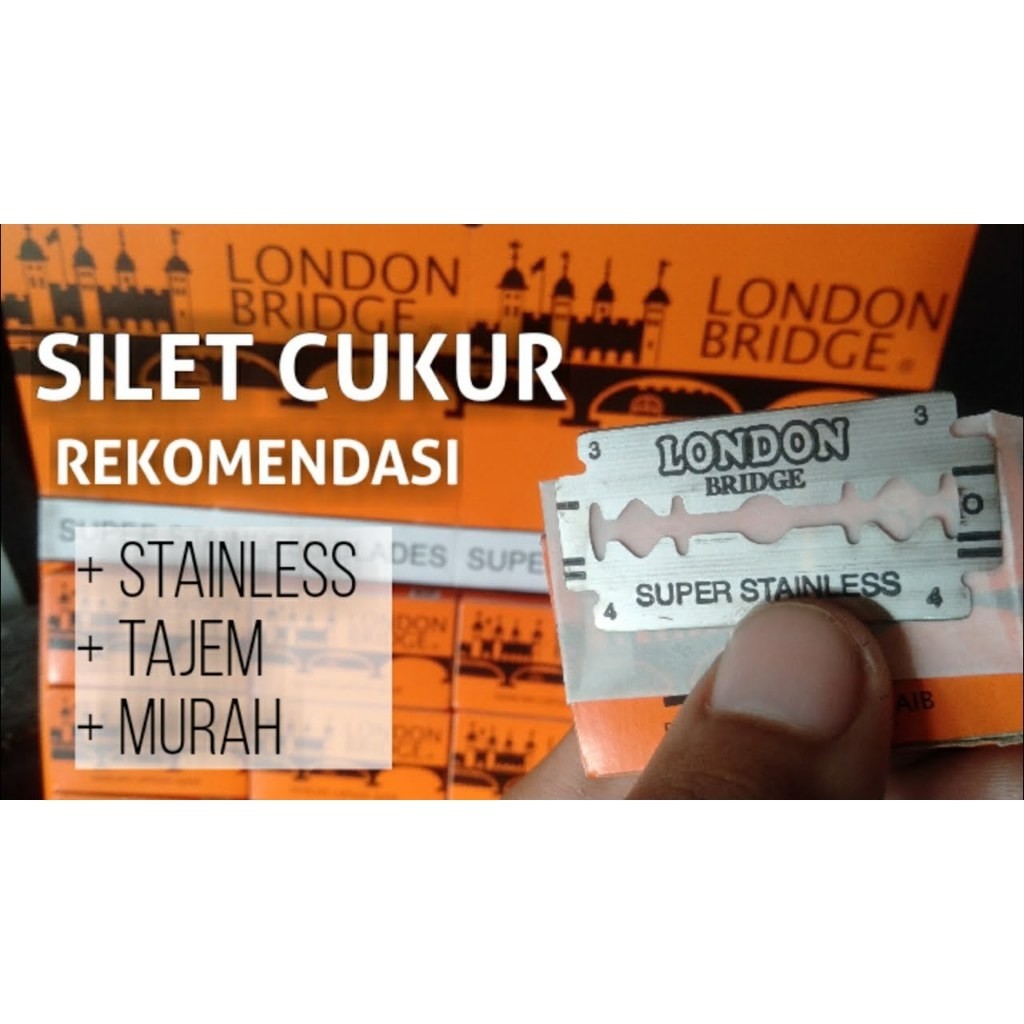 Jual NEW ARIVAL silet tajam set isi 6 (5+1) pcs london bridge original ...