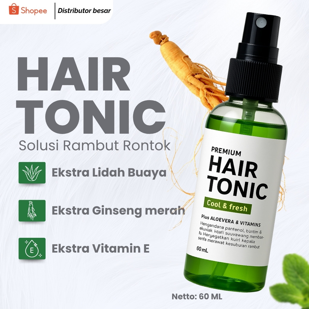 Jual Hair Tonic Vitamin Rambut Penumbuh dan Penguat Akar Rambut untuk ...