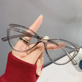 Kacamata Cat Eyes Wanita Anti Cahaya Biru Kacamata Komputer Anti Radiasi Kacamata Outdoor