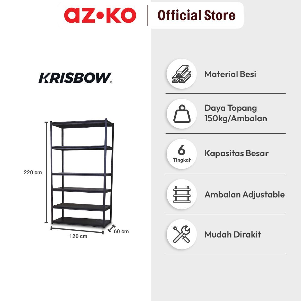 Jual Rak Besi Krisbow Terlengkap & Harga Terbaru Juli 2026 | Shopee ...
