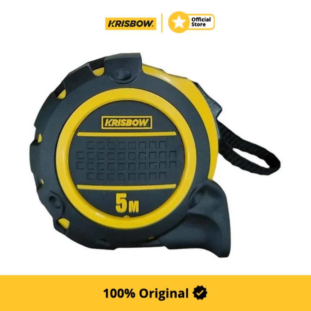 Jual Krisbow Meteran Lrmt6 5 Meter - Kuning Tape Measure Measuring Tool ...