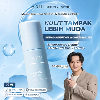 LANU Retinol Soft Drop | Anti Aging & Pudarkan Kerutan Garis Halus