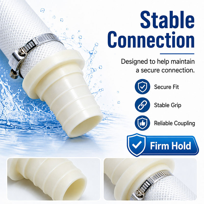 Sambungan Selang 2 Inch 3 Inch Sambungan Selang Irigasi Plastik Sambungan Selang Drip/Konektor Selang Irigasi Sambungan Selang Pemadam 2Inch - 3Inch Air Pompa Bahan PVC Berkualitas Fire Hose Heavy Duty doll