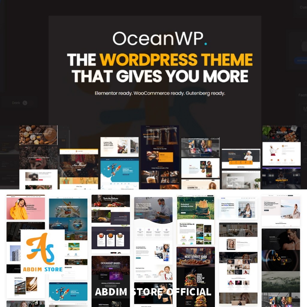 Jual OceanWP Pro Theme With Extension Bundle (Lisensi Original Lifetime ...
