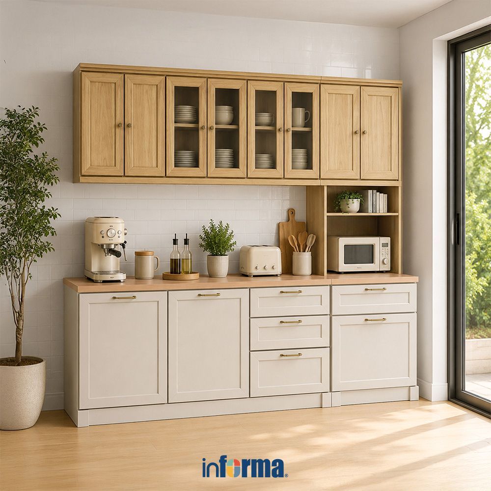 Informa Prosmont Kitchen Set Lemari Dapur Kitchen Storage Kabinet Set Kitchen Cabinet