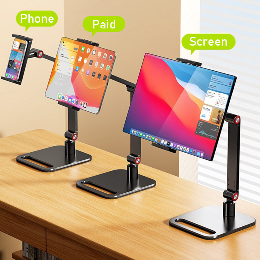 Jual Machinegard Holder Monitor Tablet Stand Adjustable Portable Metal ...