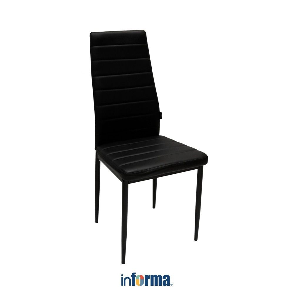 Jual Informa Beta Kursi Makan Kulit - Hitam Dining Chair Tempat Duduk ...