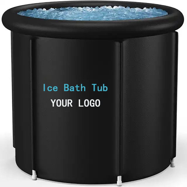 Jual Custom Logo Recovery Cold Plunge Therapy Ice Tub Portable Folding ...