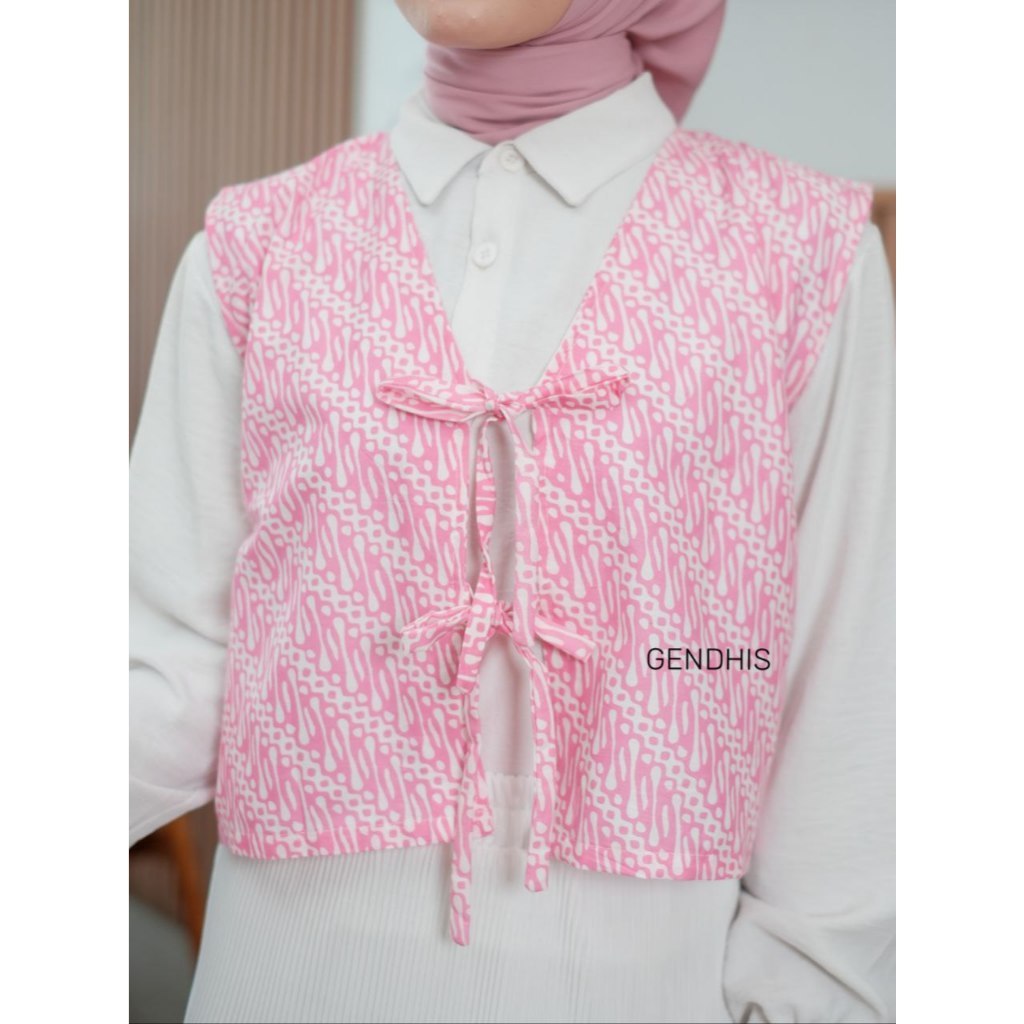 Jual Outer Rompi Batik Wanita – Vest Batik Motif Modern Casual | Shopee ...