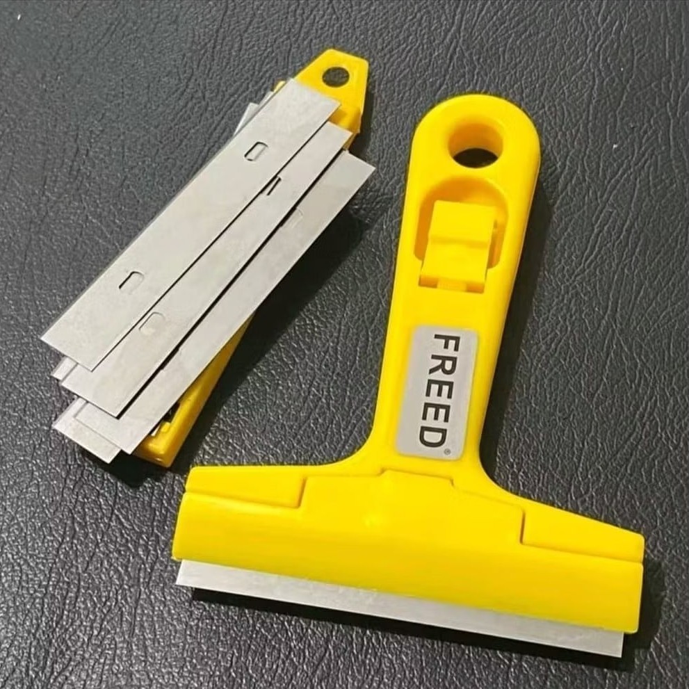 Jual Pisau Kape SCRAPER Pembersih Kaca Cat Portable FREED + Free 10 Pcs ...