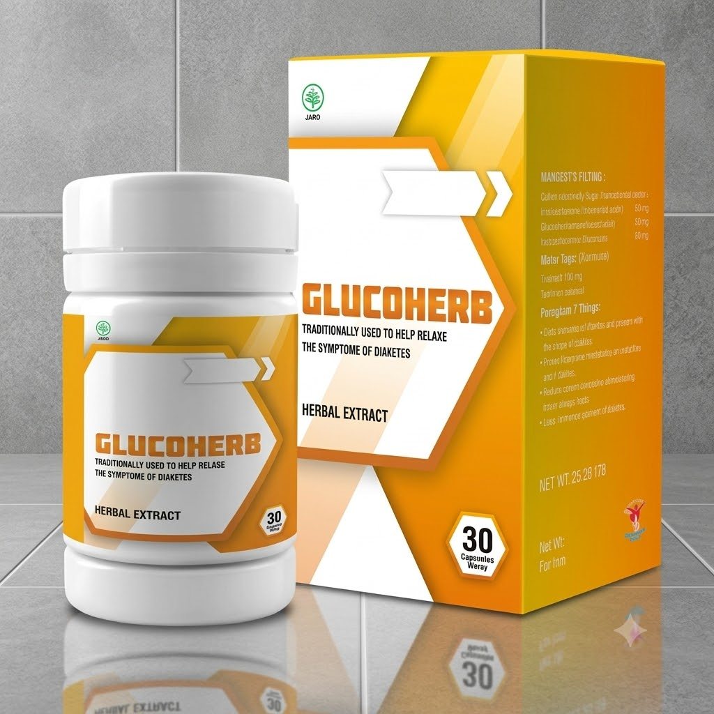 Glucoherb Asli Original Obat Diabetes kencing manis Herbal Ampuh Solusi Cepat Mengatasi Dan Mengobati Diabetes Resmi BPOM