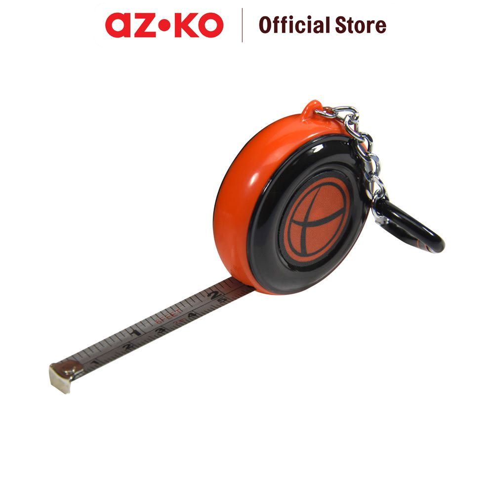 Jual AZKO Tactix Meteran 2 Meter - Oranye Measuring Tape Compact Tool ...