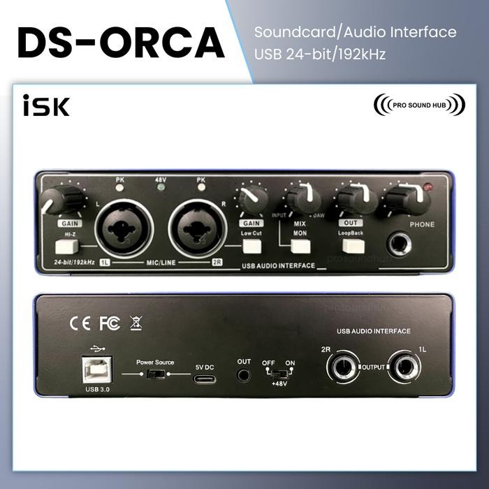 Jual ISK DS-ORCA MK2 DSORCA DS ORCA MKII Soundcard USB Audio Interface ...