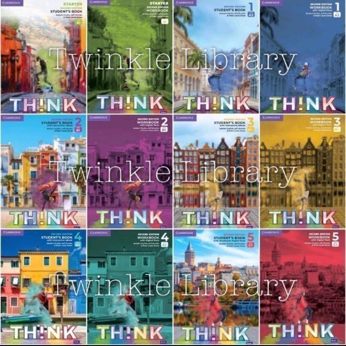 Jual buku fisik Cambridge THINK (2nd edition) Starter 1 2 3 4 5 Student ...