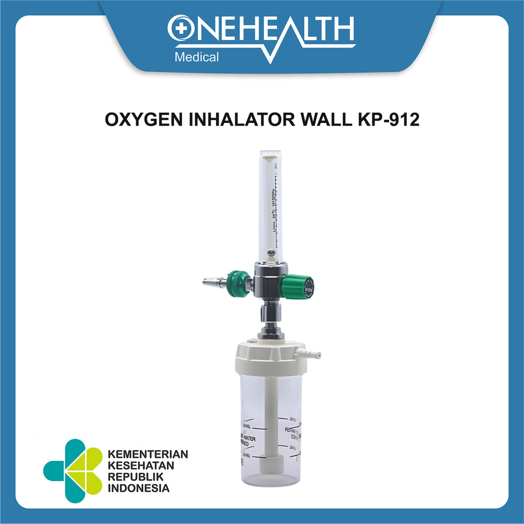 Jual Onehealth Oxygen Inhalator Wall KP912 Regulator Dinding Oxygen JIS ...