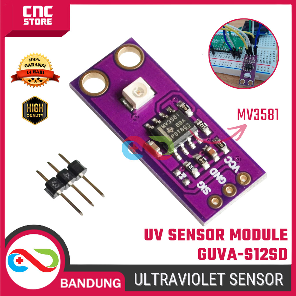 Jual WCMCU-GUVA-S12SD Ultraviolet Sensor Module – Sensor Intensitas ...