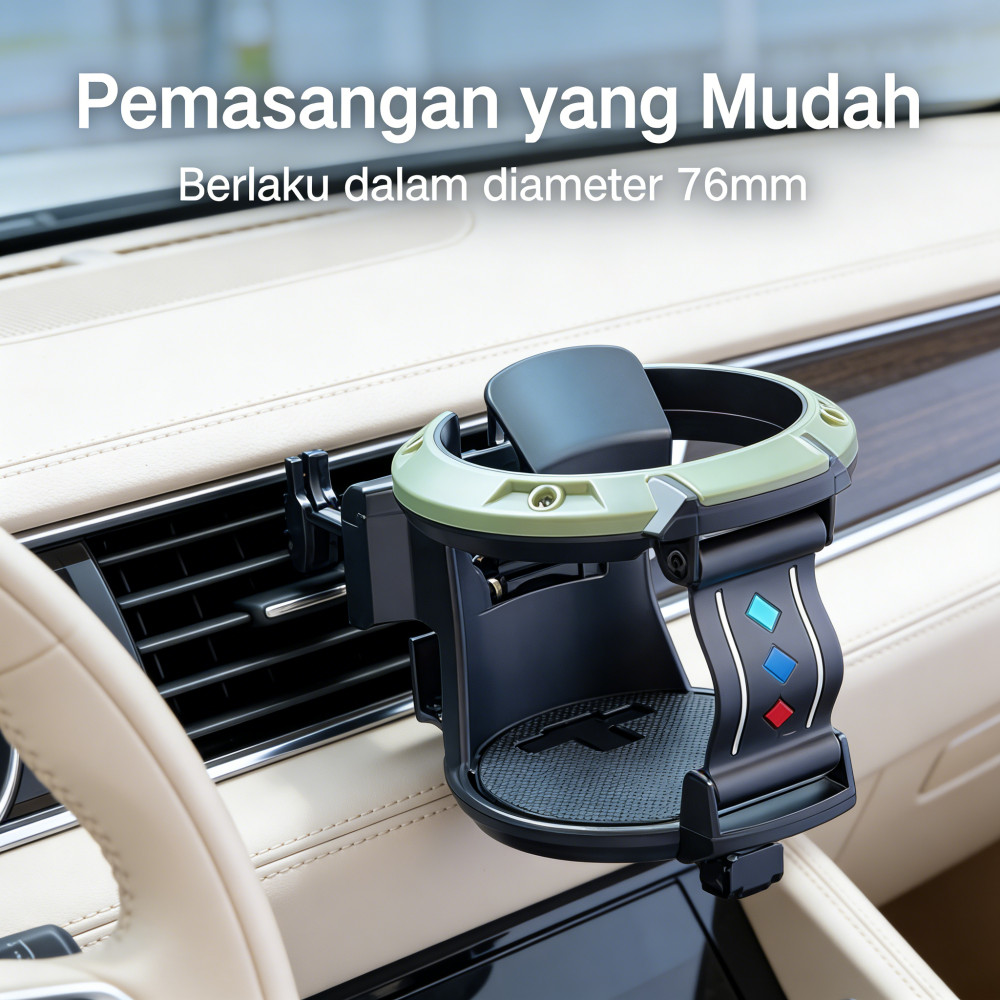 Jual Mobil Tempat Minum Gelas 500ml Dudukan Multifungsi Car Hook Holder ...