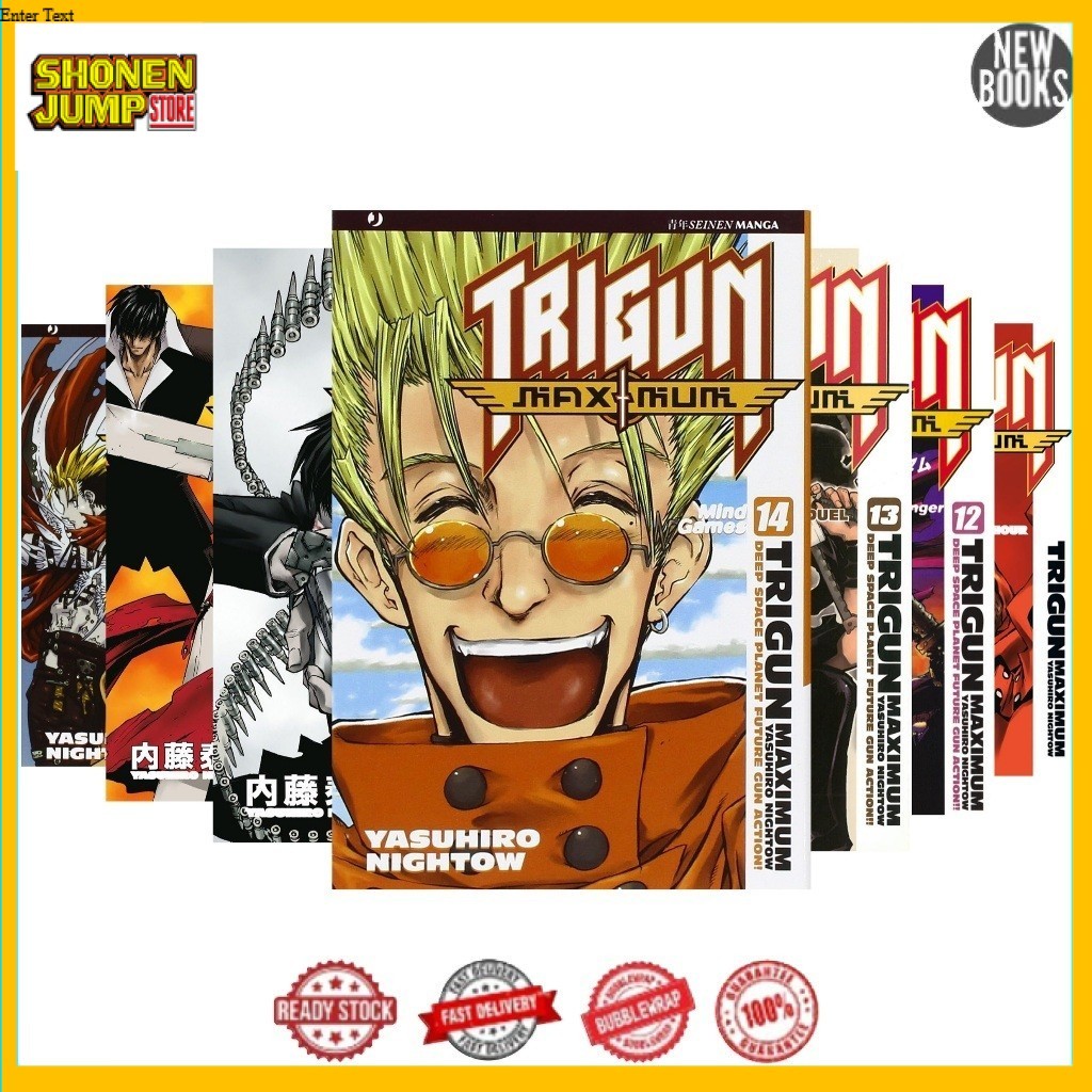 Jual Komik Trigun Maximum (14 book series English) | Shopee Indonesia