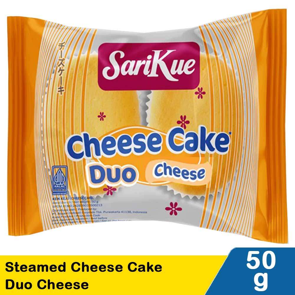 Jual SARI ROTI STEAMED CHEESE CAKE (SARI KUE) DUO CHEESE 50g | Shopee ...