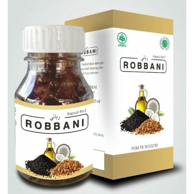 ROBBANI kapsil original Herbal Alami Atasi Diabetes Hipertensi Kolesterol Asam Urat Asam Lambung Stroke