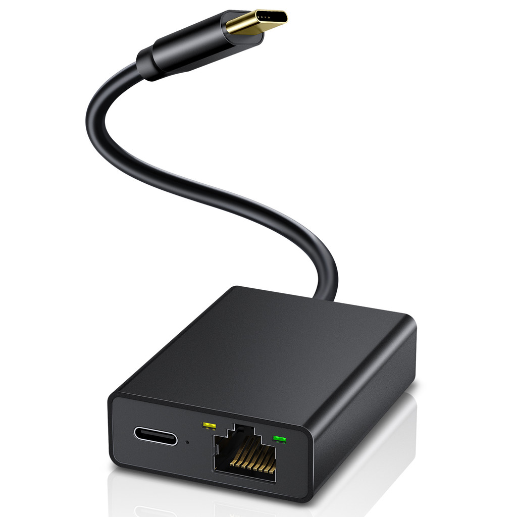 Jual Goelely RJ45 1000Mbps External Network Card Type C Port 4K Fire TV ...