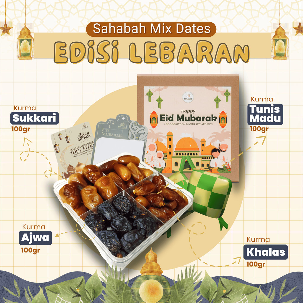 Jual Mix Dates Sahabah Edisi Lebaran | Shopee Indonesia