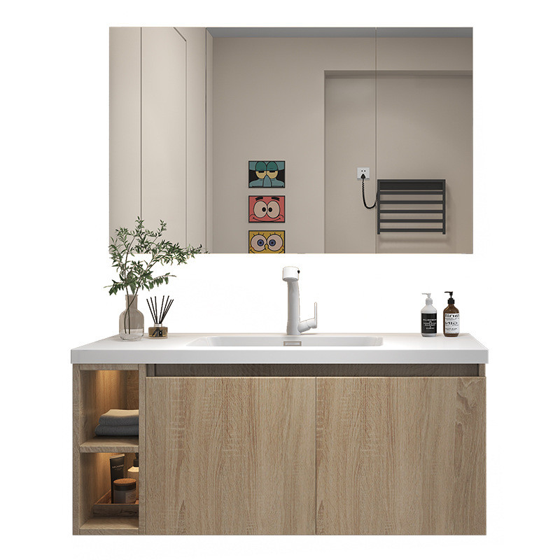 Jual Bathroom wash basin cabinet combination simple washbasin toilet ...