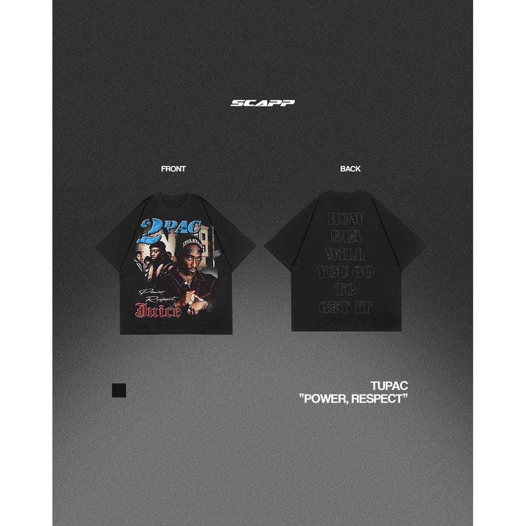 Jual SCAPP | 2PAC POWER RESPECT | OVERSIZED TEE | Shopee Indonesia