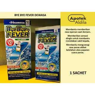 BYE BYE FEVER DEWASA 5x13 CM PER SACHET PENURUN DEMAM DAN NYERI