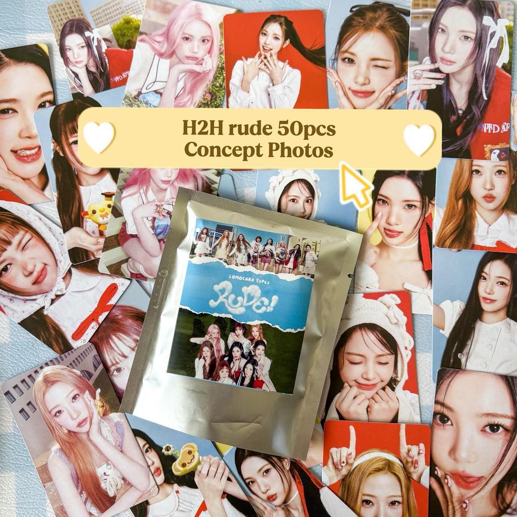 Jual [50pcs] Pack Lomocard H2H Rude Concept Photo H34rth 2 H34rth Kpop ...