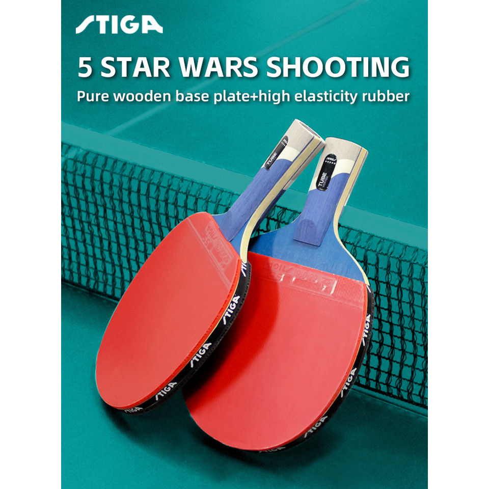 Jual STIGA pro tube 5 STARS Best quality carbon bat table tennis racket ...