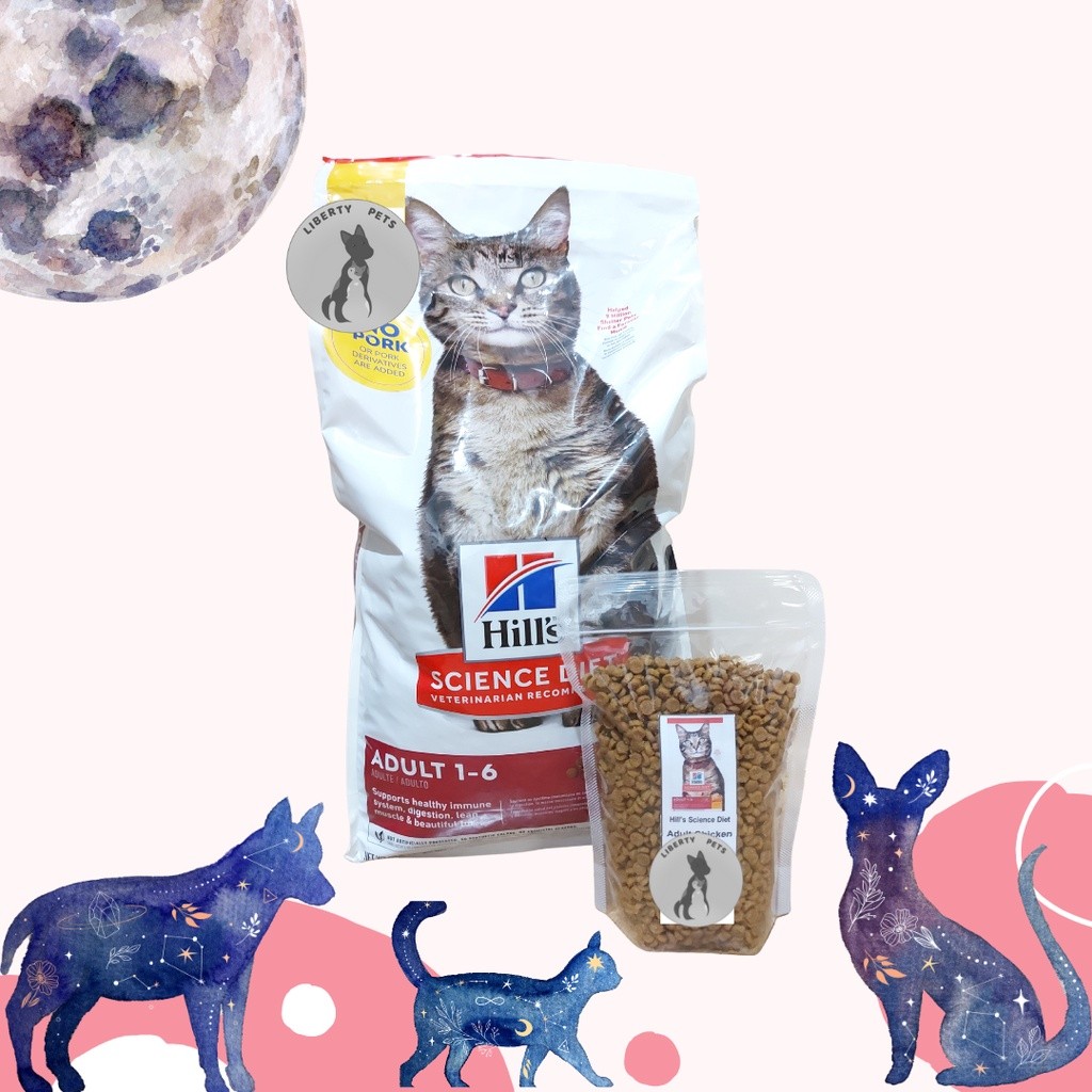 Jual Hill's Hills Science Diet-Feline Cat Adult Chicken Repack 1.2Kg ...