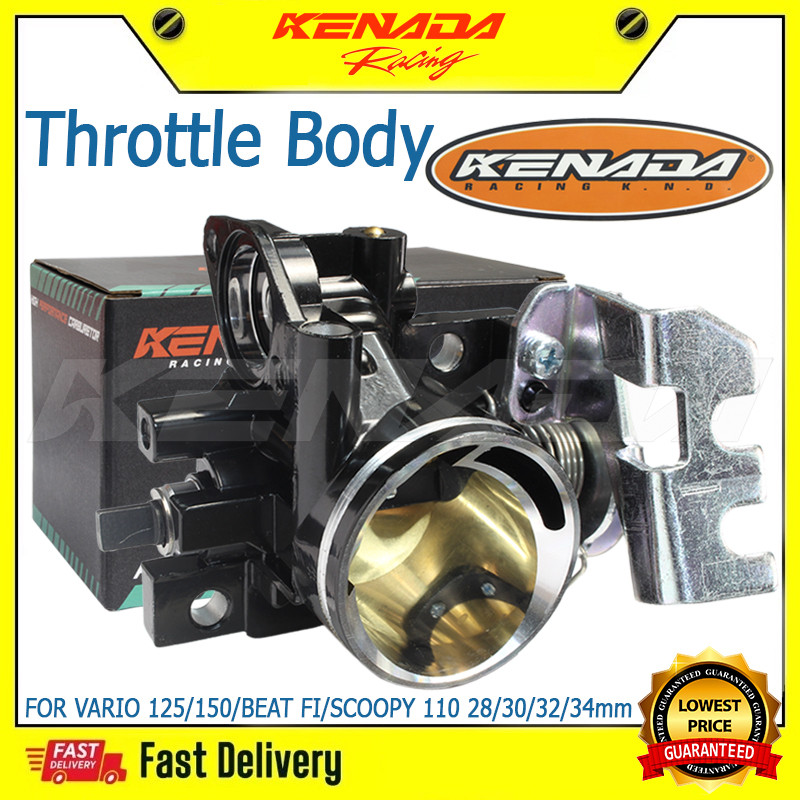 Jual KENADA RACING VARIO 125/150/ BLACK Throttle Body BEAT FI/SCOOPY ...