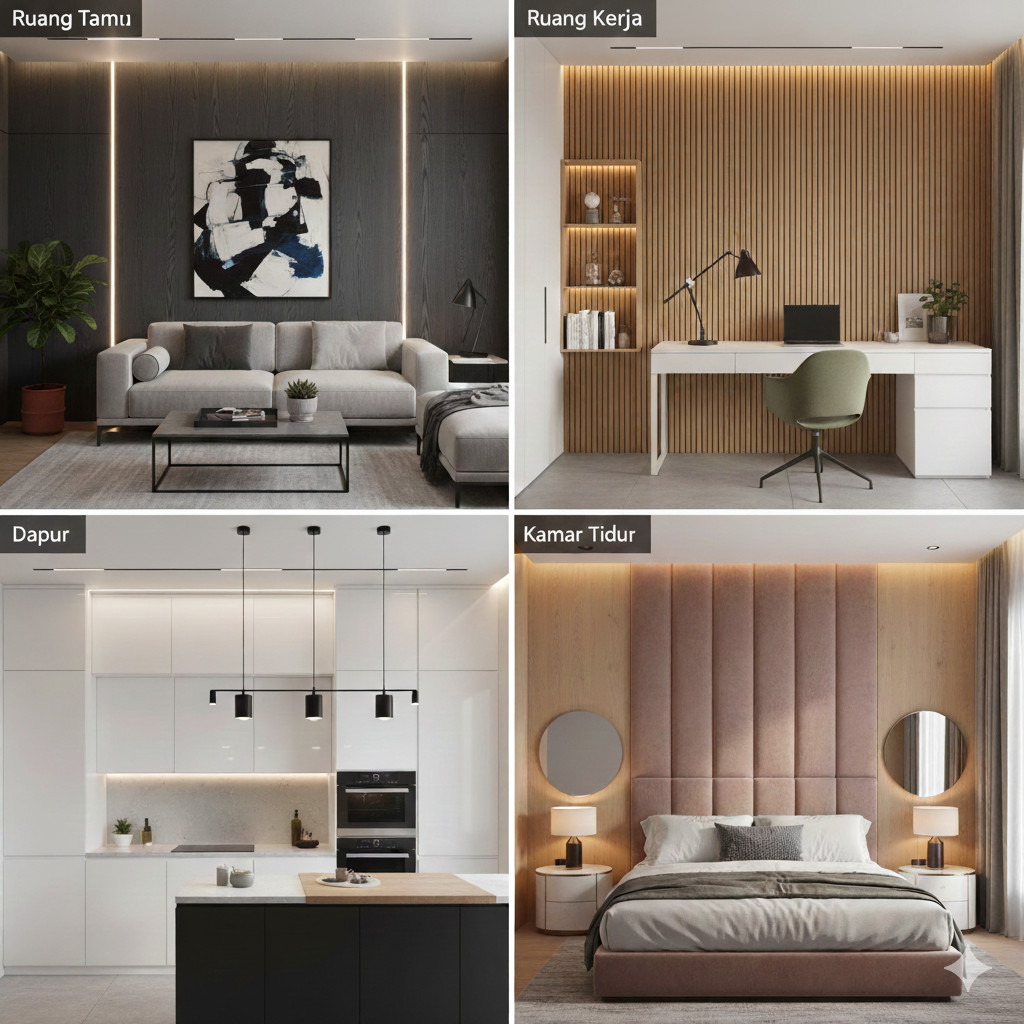 Jual Wallboard PVC Papan Panel Dinding wallboard Wpc Wallpanel Dinding ...