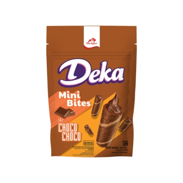 Jual DEKA WAFER ROLL MINI BITES CHOCO 72 GR | Shopee Indonesia