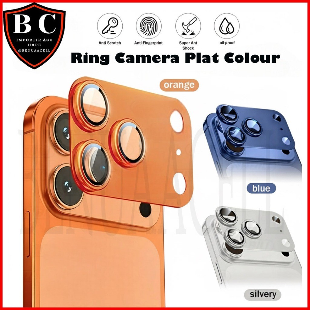 Jual RING CAMERA PLAT METAL FRAME COLOUR FOR IPHONE 17 PRO 17 PRO MAX ...