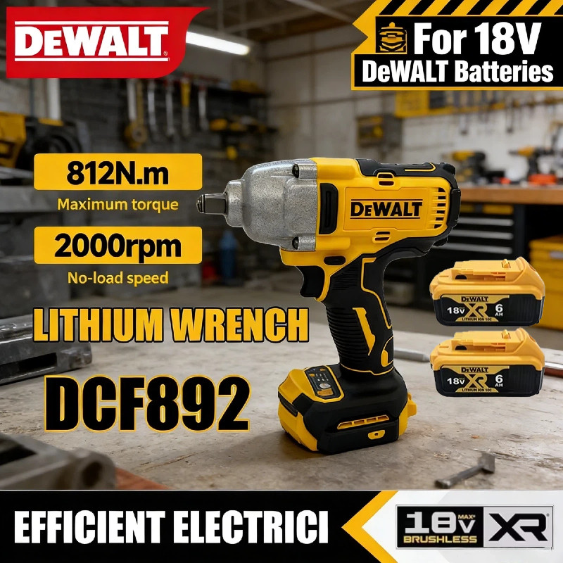 Jual DeWalt DCF892 Electric Wren 1/2In High Torque 3 Speed Impact ...