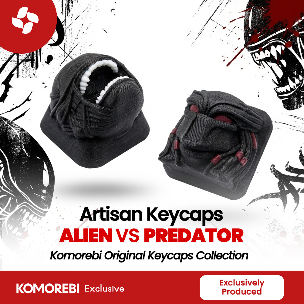Jual Keycap Artisan Alien vs Predator AvP Xenomorph Yautja Mechanical ...