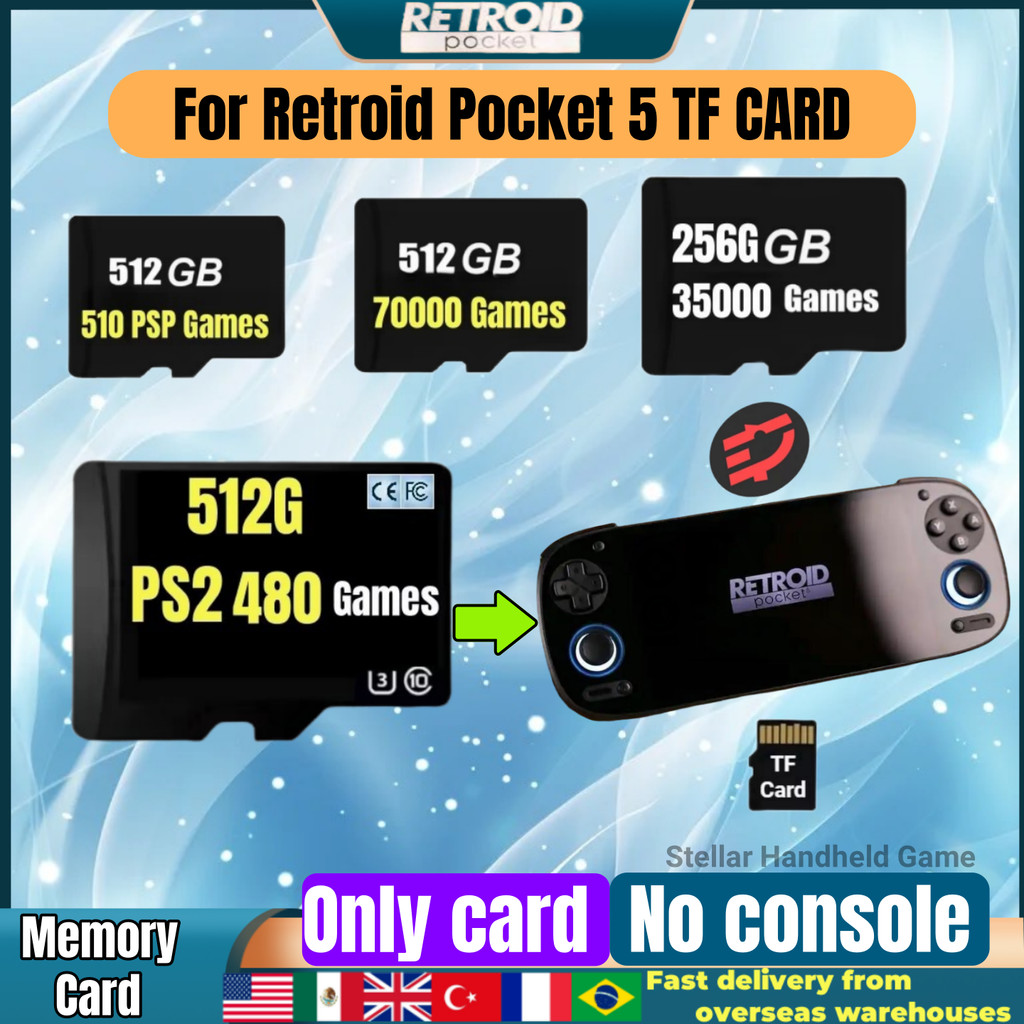 Jual Retroid Pocket 5 Memory Card TF Card for Rp5 Popular Classic Retro ...