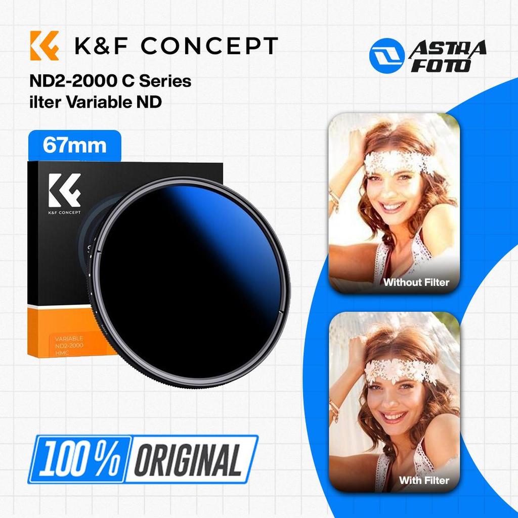 Jual KNF Concept 67mm ND2-2000 C Series Filter Variable ND K&F Concept ...